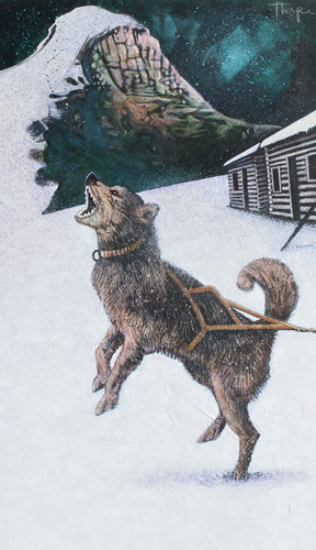 malamute illustration